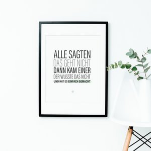 Iedereen zei dat dat niet werkt - poster 5 set