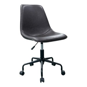 Monaco Business Chair - Brown, Pu/Steel, 56x48x93 cm