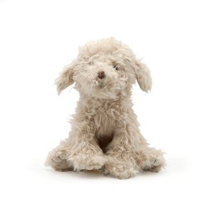 Plüschtier Farmtier Hund weiß 25 cm