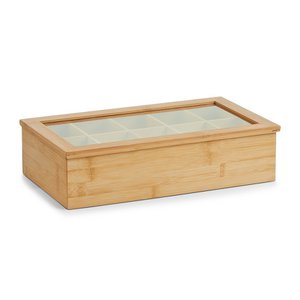 Tea bag box, bamboo/acrylic copy