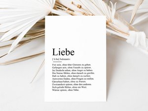 Postcard "Love" definition