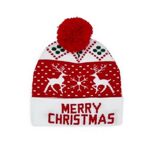 Blinking Beanie "Merry Christmas"