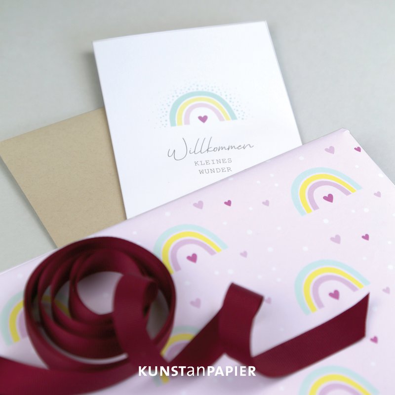 Geschenkpapier Regenbogen Leonie