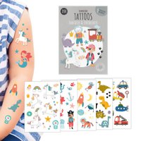 Children's tattoos - motif "Fantasy & Explorers"