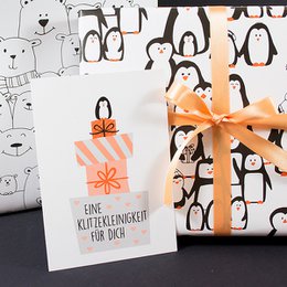 Postkarte Eine Klitzekleinigkeit