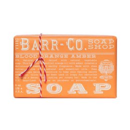 Orange bar soap with blood orange and amber scent.