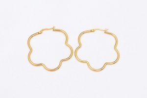 Earrings stainless steel GOLD - E60523014399