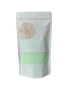 Brennende Sandkerze - Hellgrün