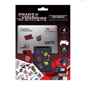 Transformers-stickerset, meer dan 50 stickers in het ontwerp van Optimus Prime & Co., officiële merchandise