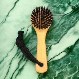 Metanoia dry brush from Aninsu - facial brush with bio-based bristles | made in Germany | Massage brush | Dry Brushing | FSC-certified beech wood | sustainable with cotton cord