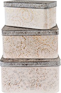 BLECHDOSEN FÈS 3 TEILIGES SET (HOFF6277)