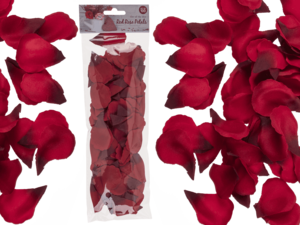 Rote Rosenblätter, 4 x 6 cm,
