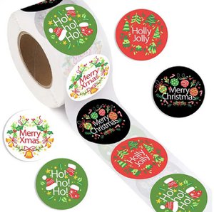Christmas sticker - Ho Ho Ho Mix - 2.5CM - no.4