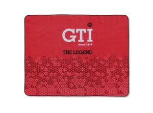 Volkswagen VW GTI Picnic Blanket (200x150cm) with Carrying Bag - The Legend/Red