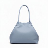 Sac cuir LOLA Dollaro - Blue sky - Made in Italy