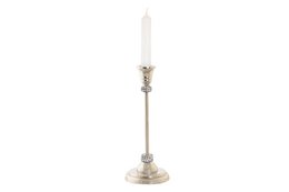 CANDELABRO ALUMINIO ACRILICO 10X10X25 CROMADO PV205280