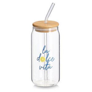 Drinking glass "la dolce vita" 500ml FSC 100%
