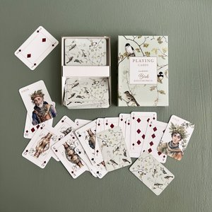BRÜCKENKARTEN/SPIELKARTEN – Gartenvögel – 2er-Pack