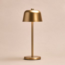 Lampada da tavolo ricaricabile Anton Gold