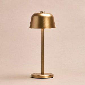 Anton Goud Oplaadbare Tafellamp | Strakke en draadloze verlichting