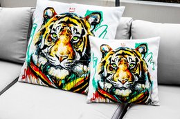 Cojín de terciopelo Tigger III de Vincent Richeux