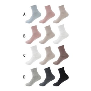 3 pack dames sokken katoen »3 paar premium korte sokken» korte sokken med + dia »ader -vriendelijk zonder rubber congres