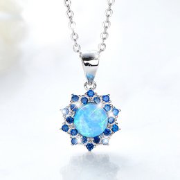Blue star necklace
