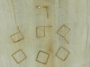 %232 OW square cabochon frames