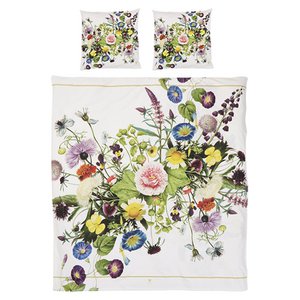 Organic bedlinen set - Flower Garden double douvet cover 200x220 queensize