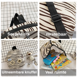 Kuscheltasche | Zebra