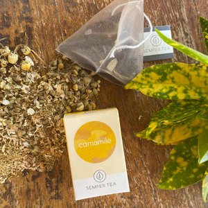 CAMOMILE organic chamomile herbal tea I Pyramid Tea