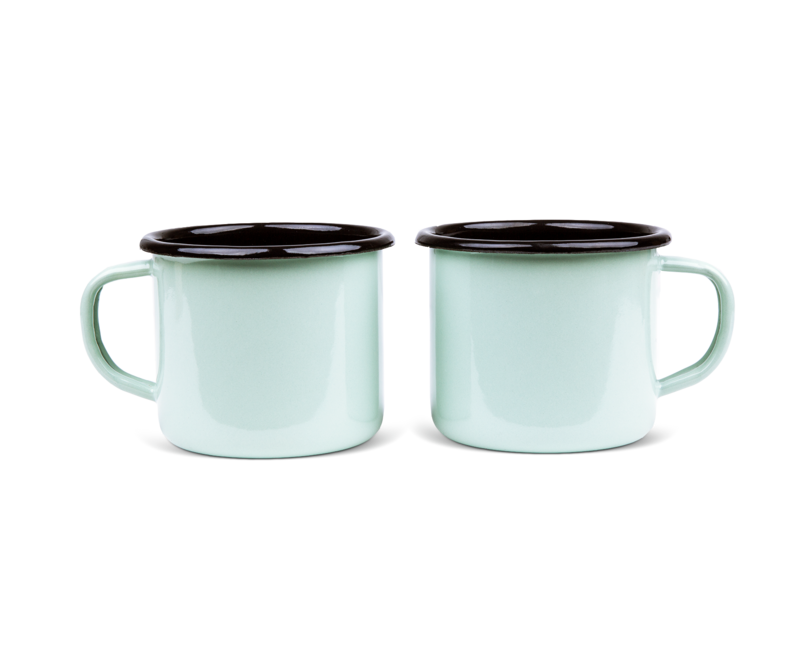 0,35l Emaille Kaffeebecher | Ebene B.