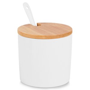 Zuckerschüssel Keramik weiß