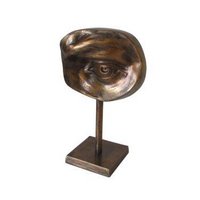 Deco. Eye on stand - Antique Brass Shiny