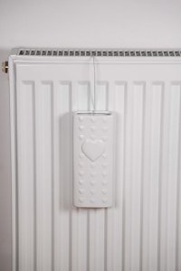 Keramische luchtbevochtiger harten wit Isabelle Rose