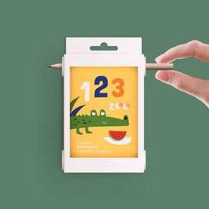 Leerboek voor kinderen - Scrollino 123 ZOO