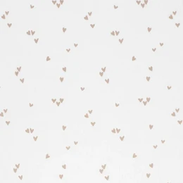 Cozy sand-colored ribbed jersey baby suit with a soft, plush texture and a comfortable hooded design.