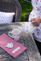 Taza de porcelana estampado Lucy 430 ml Isabelle Rose