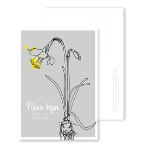 Ansichtkaart Nieuw begin