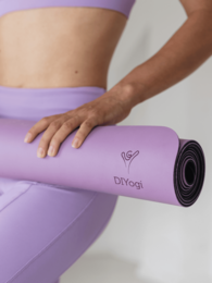 DIYogi™ PURPLE YOGA MAT - MANDALA