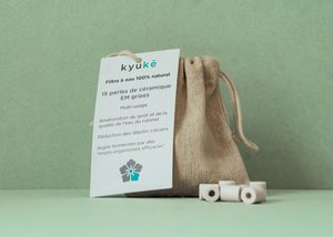 Beutel mit 15 grauen EM®-Keramikperlen