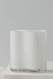 New modern design vase inspired by CORAL and Aalto, middle size, COR20WH