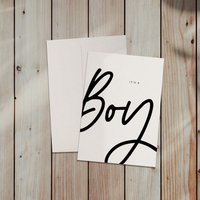 It's a Boy / Klappkarte