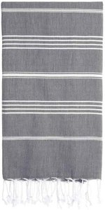XXL Strandtuch aus 100% Baumwolle Charcoal 220x160