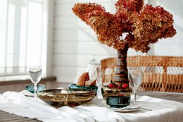 Deco flad sprøjtet skål