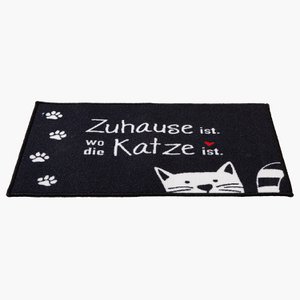 Fire Mat rechthoekige kattenbende zwart H. 50 cm, ve 4
