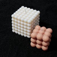 The Grand Bubble 8x8 Creme + Bubble beige