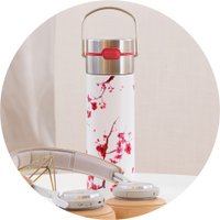 stainless steel bottle LEEZA® "Cherry Blossom"