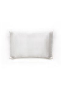 Witte 100% zijden kussensloop