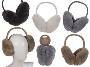 Foldable ear muffs, Fluffy,